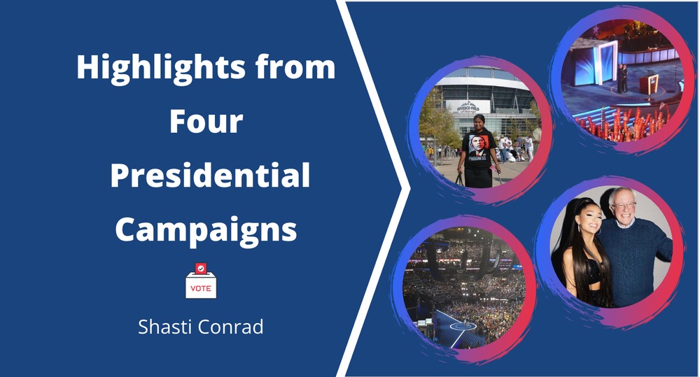 Title slide for Lessons Learned from Four Presidential Campaigns