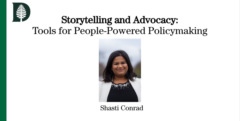 Title slide for Storytelling and Advocacy: Tools for People-Powered Policymaking